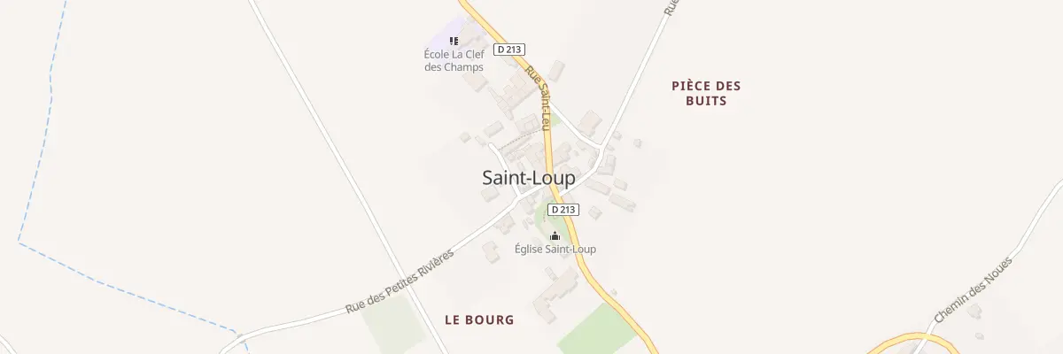 Plan du 2 Rue des Petites Rivieres à Saint-Loup