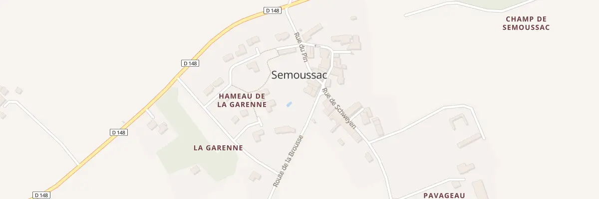 Plan du 6 Pl du 8 Mai à Semoussac