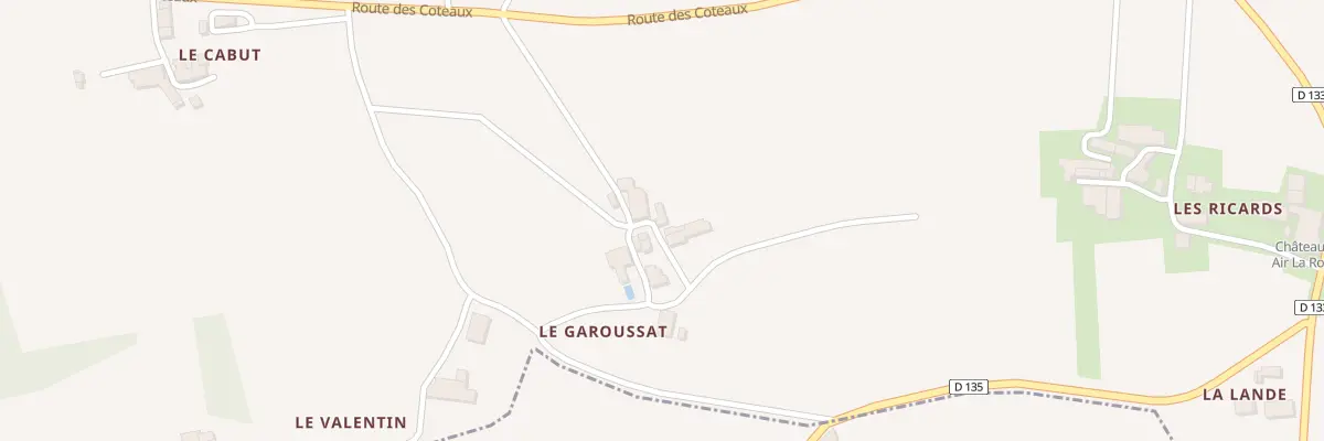 Plan du 386 Le Garoussat à Cars