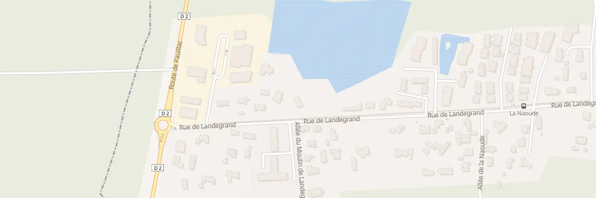 Plan du 98E Rue de Landegrand à Parempuyre