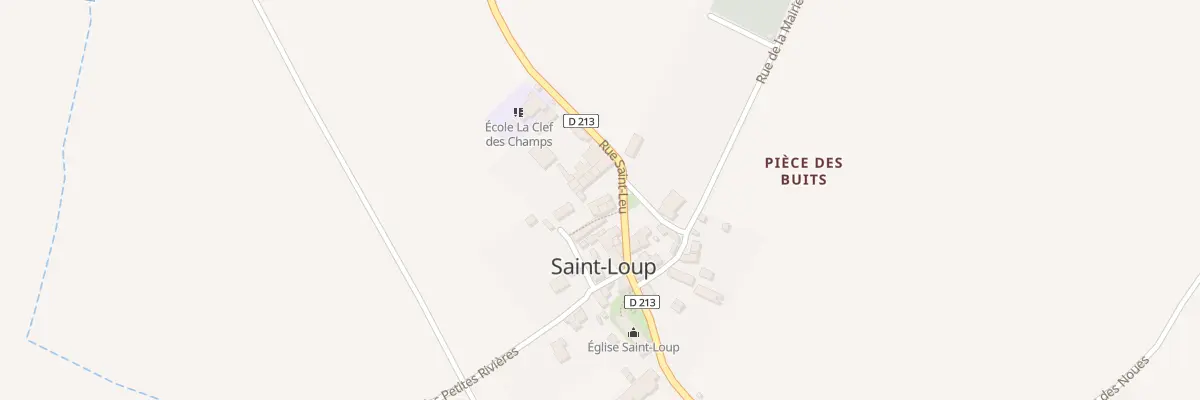Plan du 2 Cr Petite Venelle à Saint-Loup