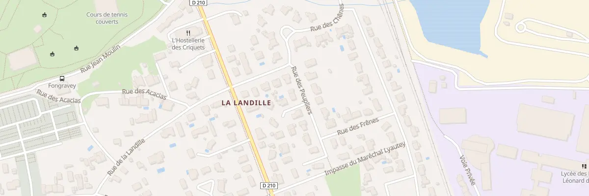 Plan du 1 Rue des Peupliers à Blanquefort