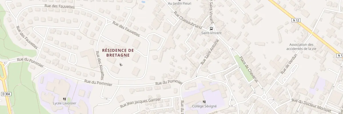Plan du 537 Rue des Fauvettes à Mayenne