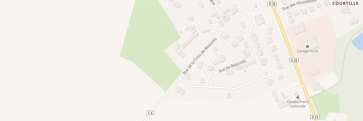 Plan du 16 Rue de la Croix Beauvais à Ambrières-les-Vallées