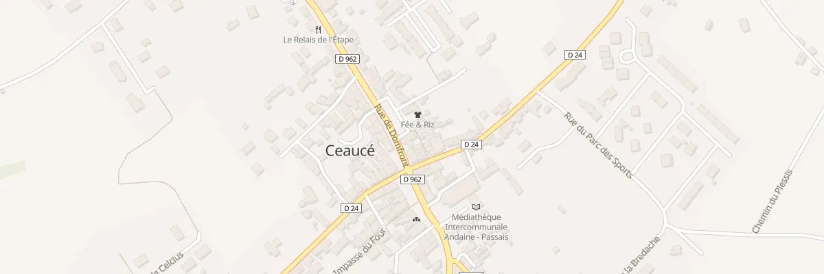 Plan du 6 Pl du Collège à Ceaucé