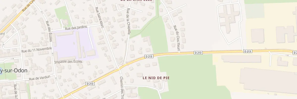 Plan du 43 Rue de Courvaudon - Aunay aux Monts d’Aunay