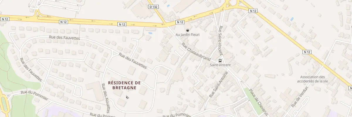 Plan du 19 Rue Chateaubriand à Mayenne