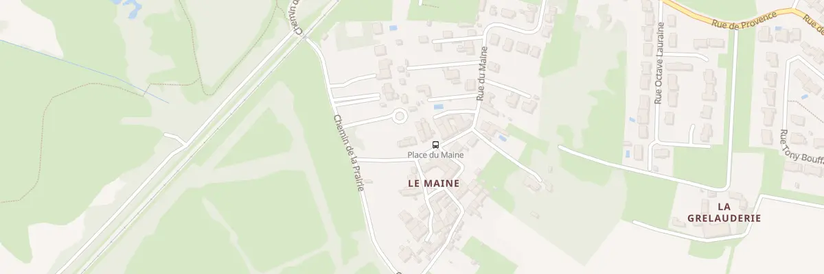 Plan du 38 Rue du Maine à Saintes