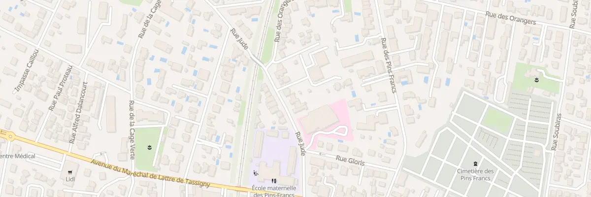 Plan du 31 Rue Jude à Bordeaux