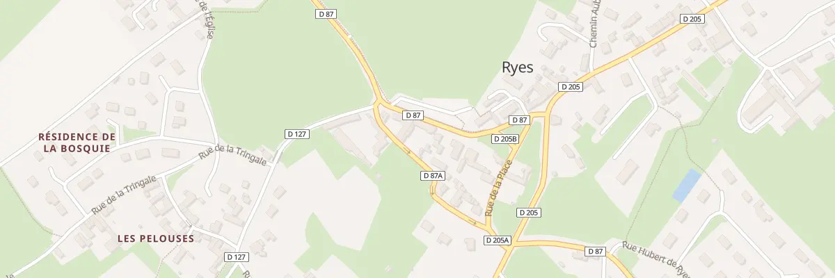 Plan du 5 Rte d’Arromanches à Ryes