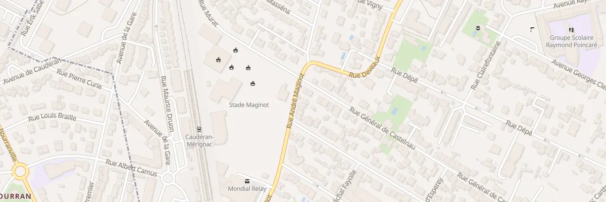 Plan du 6 Rue André Maginot à Bordeaux