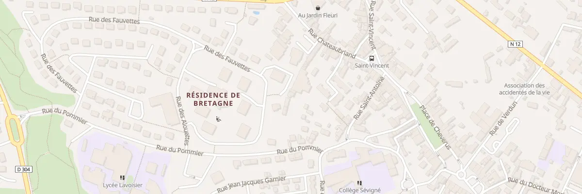Plan du 533 Rue des Fauvettes à Mayenne