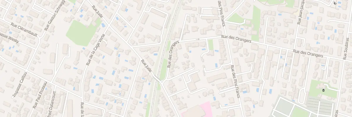 Plan du 208 Rue des Orangers à Bordeaux