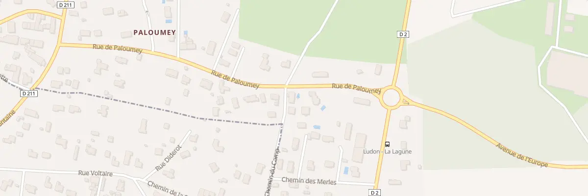 Plan du 2 Che du Camp à Ludon-Médoc