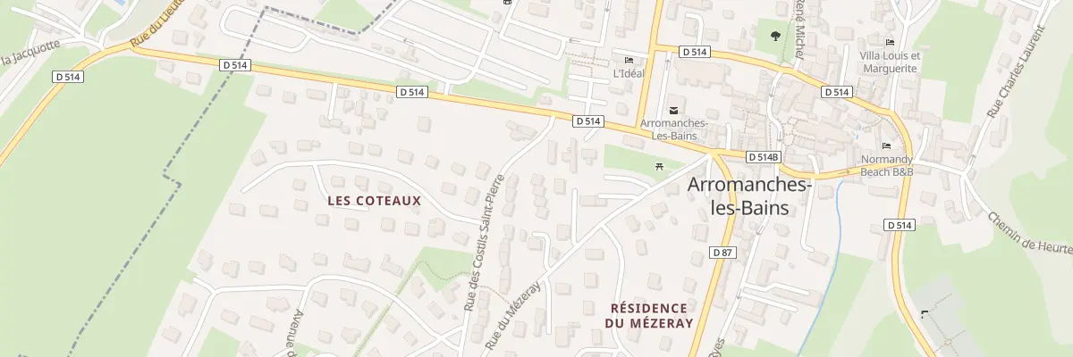 Plan du 3 Rue des Costils Saint-Pierre à Arromanches-les-Bains