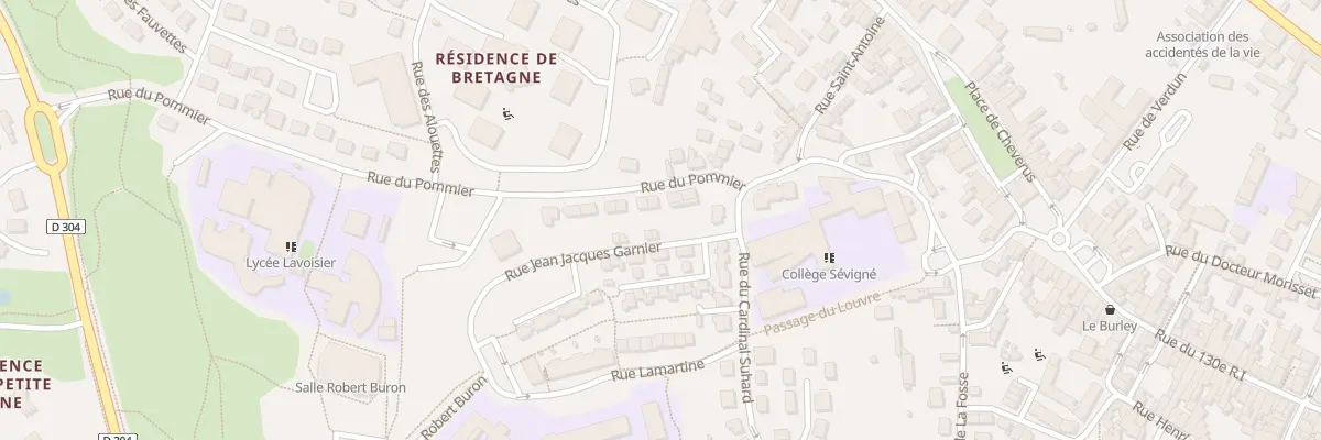 Plan du 53 Rue du Pommier à Mayenne