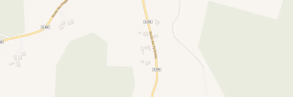 Plan du 316 Rte des Pyrénées à Bassercles