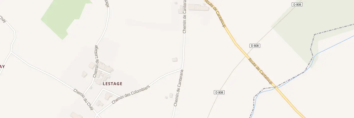 Plan du 18 Che de Canterane à Fours