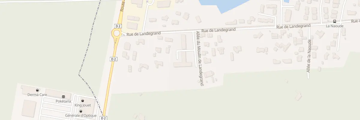Plan du 117 Rue de Landegrand à Parempuyre