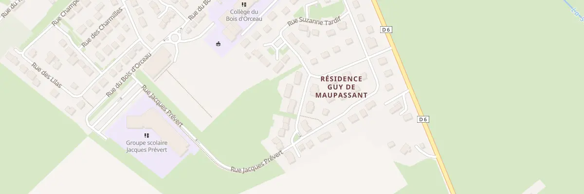 Plan du 16 Rue Guy de Maupassant à Tilly-sur-Seulles