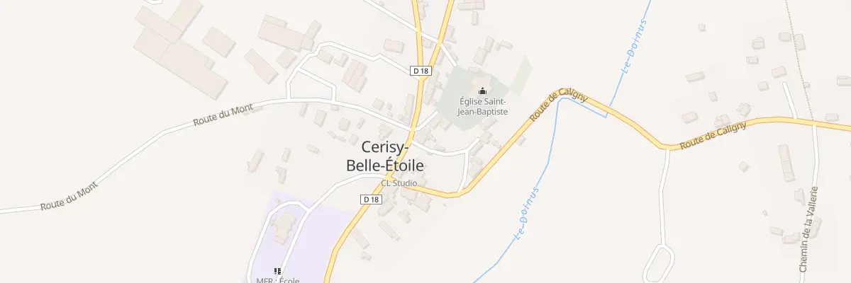 Plan du 58 Rte de Saint Pierre à Cerisy-Belle-Étoile