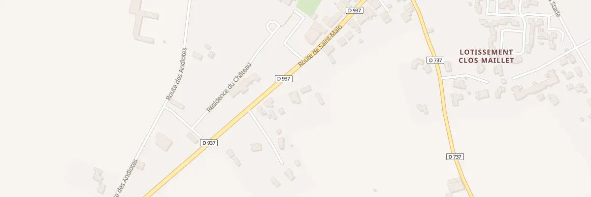 Plan du 24 Rte de Saint-malo à Saint-Seurin-de-Cursac