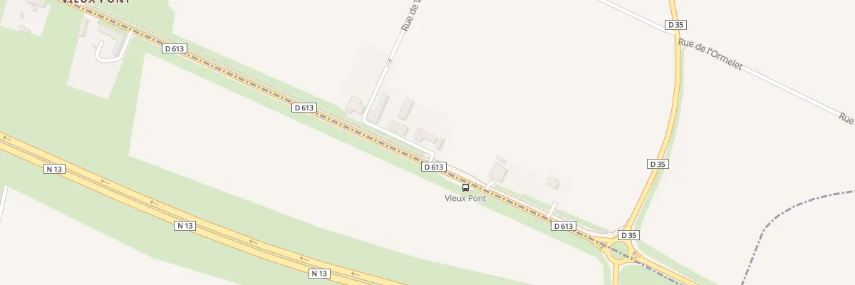 Plan du 581 Rue de Vieux Pont à Vaux-sur-Seulles