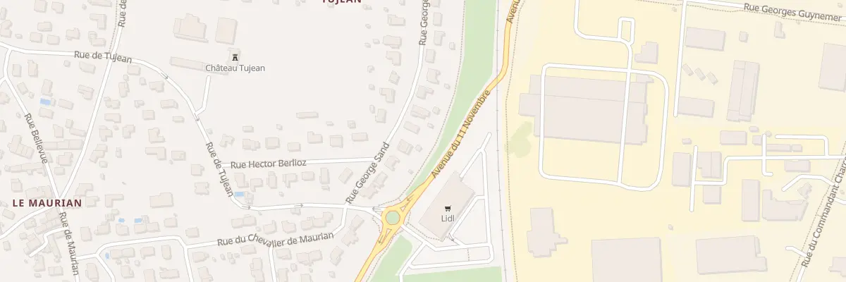 Plan du 9 Rue George Sand à Blanquefort