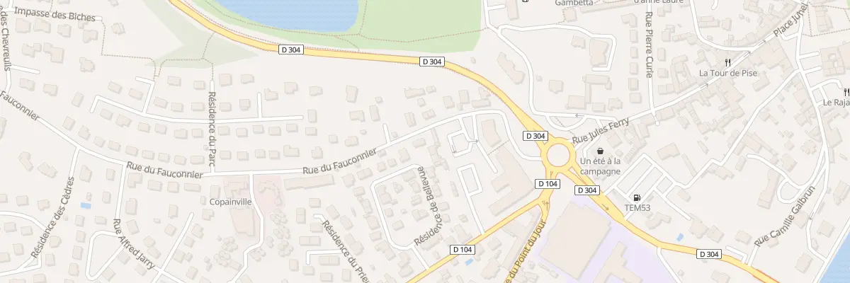 Plan du 20 Res Bellevue à Mayenne