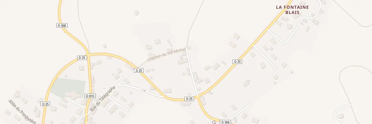 Plan du 2 Chem du Val Michel à Échalou