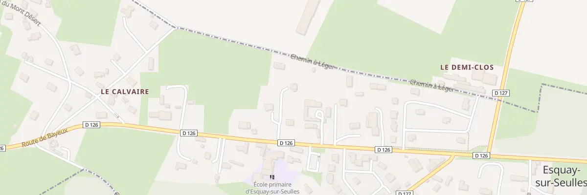 Plan du 24 Rte de Bayeux à Esquay-sur-Seulles