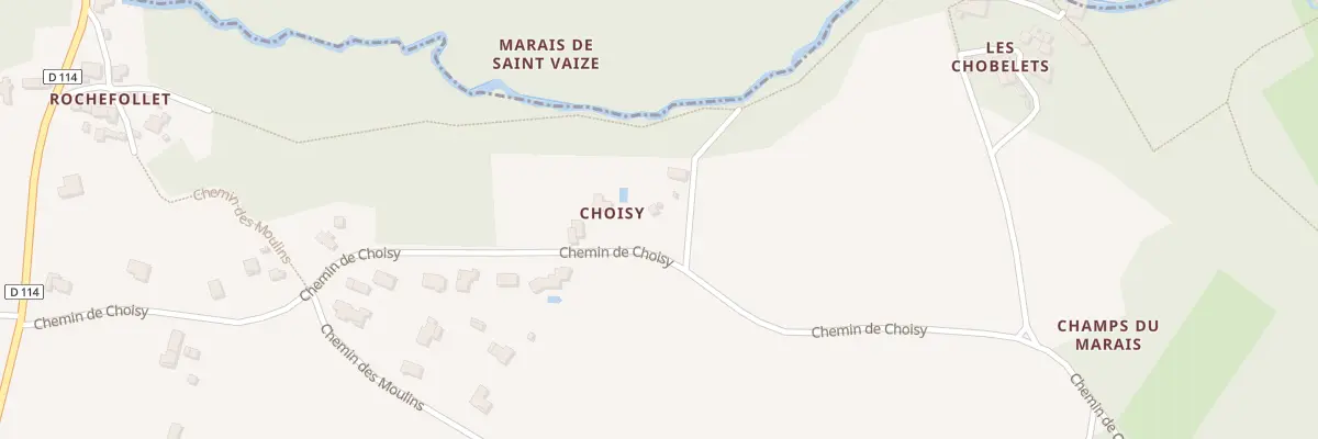 Plan du 39 Che de Choisy à Bussac-sur-Charente