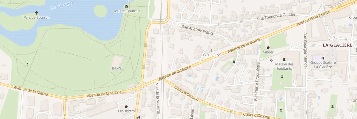 Plan du 121 Av de la Marne à Mérignac