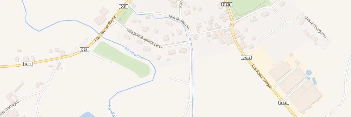 Plan du 5386 Saligue de la Bayse à Abidos