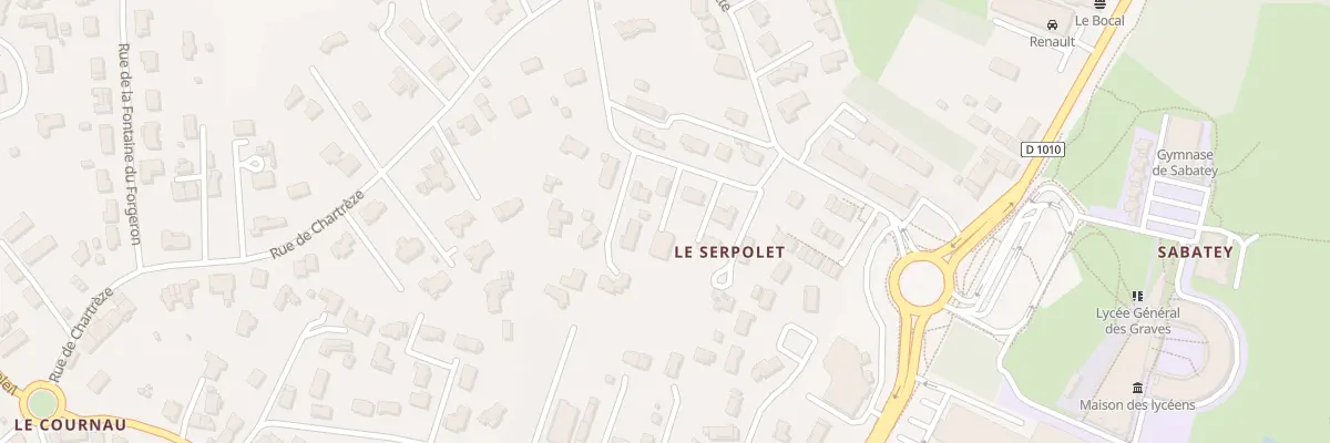 Plan du 6A Che du Lipot à Gradignan