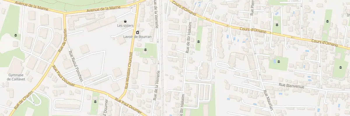 Plan du 15 Rue Bir Hakeim à Mérignac