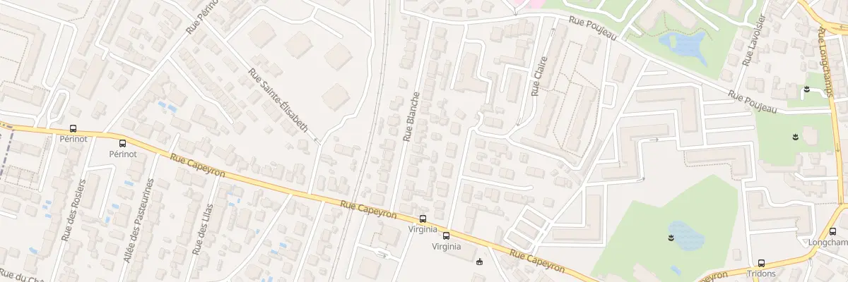 Plan du 22 Rue Blanche à Bordeaux