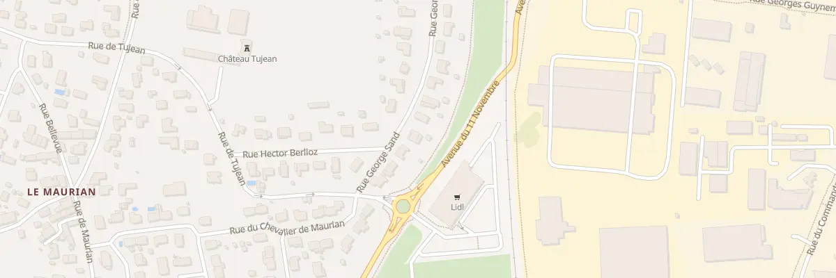 Plan du 7 Rue George Sand à Blanquefort