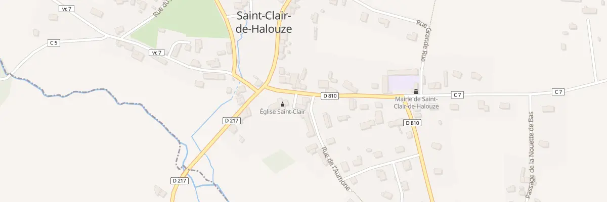 Plan du 2 Rue de l’Aumône à Saint-Clair-de-Halouze