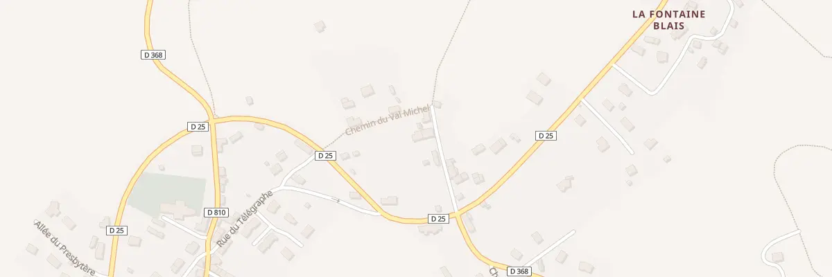 Plan du 6 Chem du Val Michel à La Chapelle-Biche