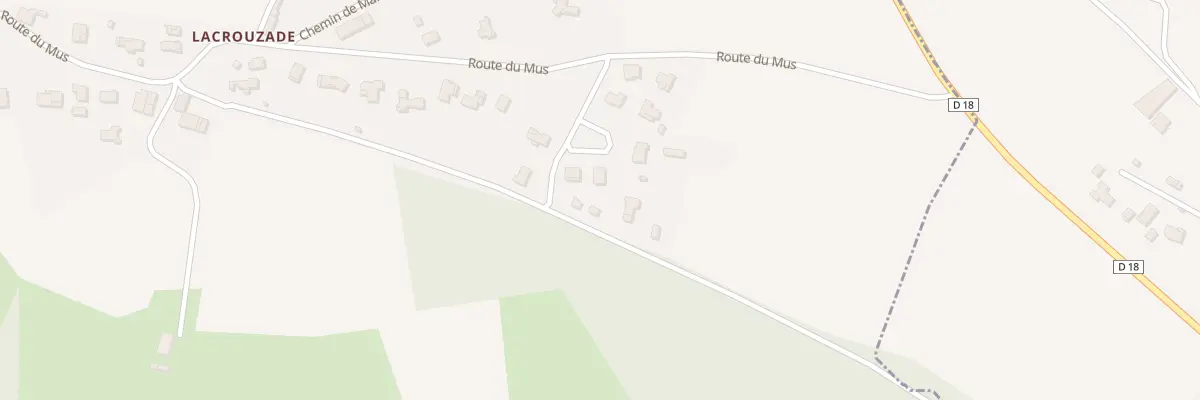 Plan du 119 Rue de Barbouat à Doazit
