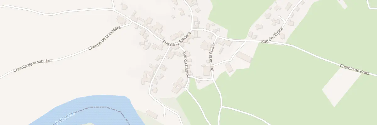 Plan du 7 Rue du Camou à Ledeuix