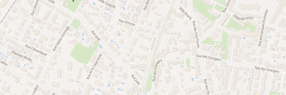 Plan du 13 Rue Bavard à Bordeaux