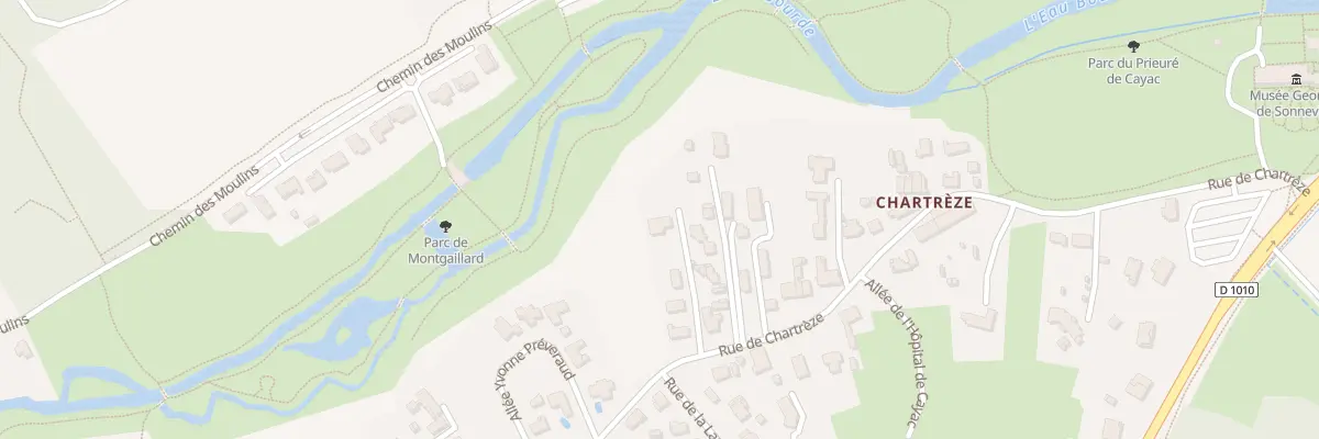 Plan du 61A Rue de Chartreze à Gradignan