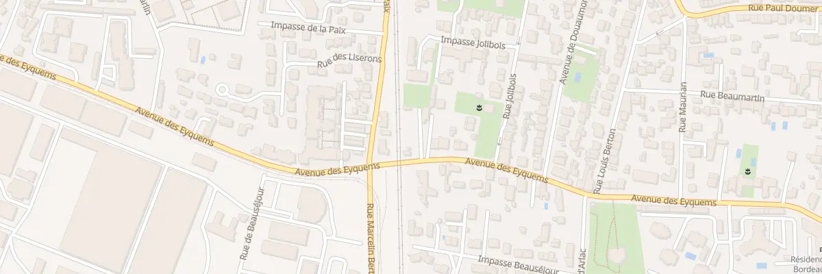 Plan du 115 Av des Eyquems à Mérignac