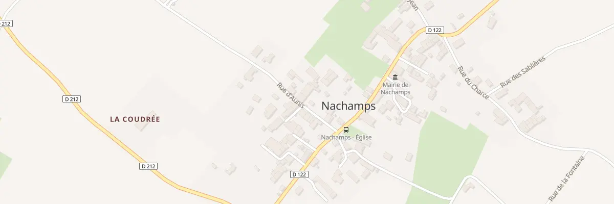 Plan du 8 Rue d’Aunis à Nachamps