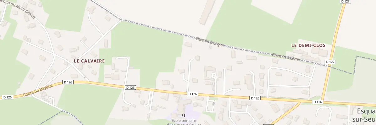 Plan du 26 Rte de Bayeux à Esquay-sur-Seulles
