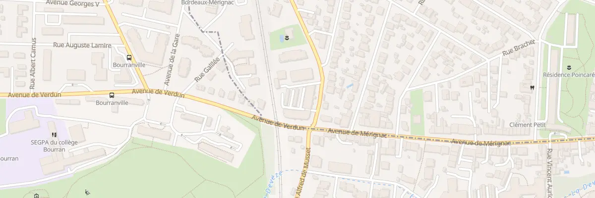 Plan du 57 Rue André Maginot à Bordeaux
