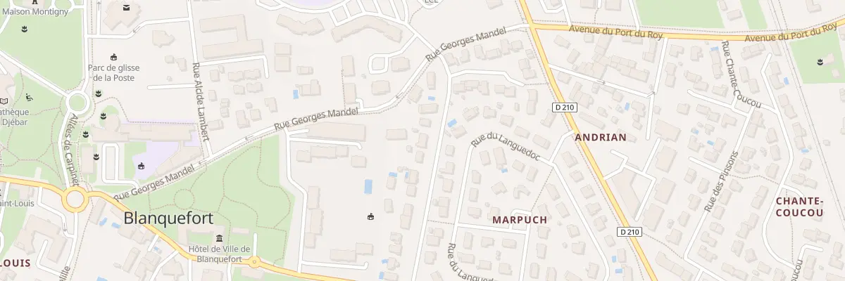 Plan du 24 Rue de Marpuch à Blanquefort