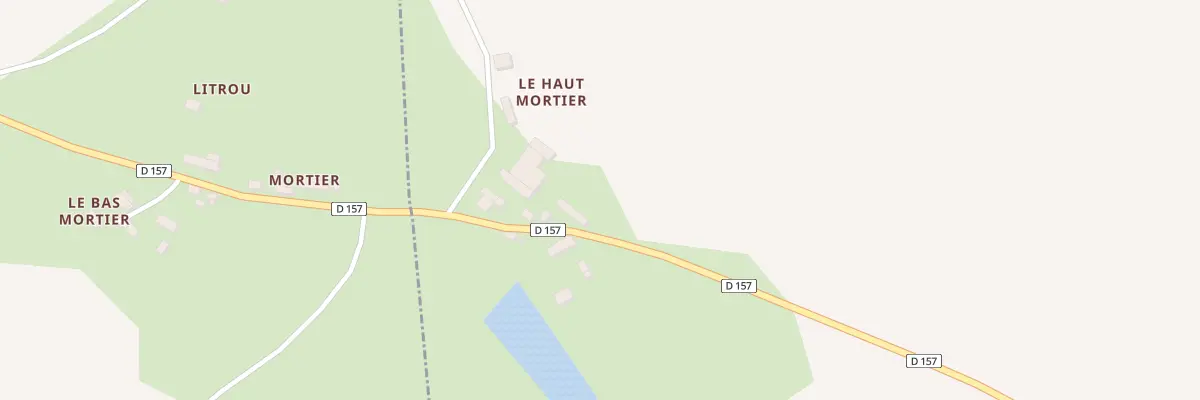 Plan du 2 Les Mortiers à La Haie-Traversaine